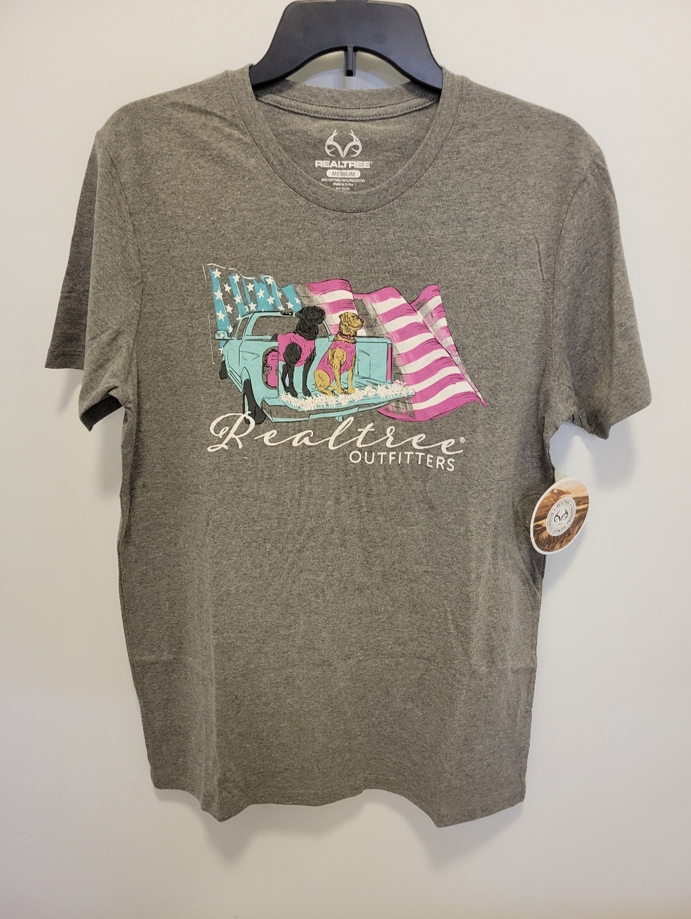 Realtree Grey Crewneck Tee Womens